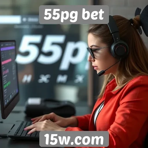 Suporte ao cliente no site 55pg bet